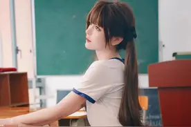 韩系学院白丝写真图片