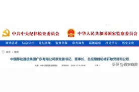 魏明被开除！曾任中国移动陕西公司董事长图片