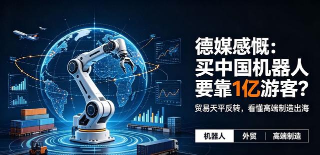 德媒感慨：欧洲往后想买中国的机器人，恐怕得接待1亿个游客才够