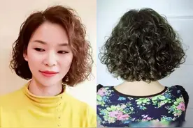 50岁发量稀少适合卷发还是剪短发？这6款发型，时尚减龄又显发量图片