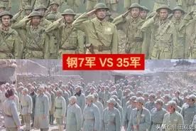 同为非老蒋嫡系出身，桂系钢7军和傅作义35军，谁才是第一杂牌军图片