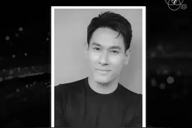 39岁泰国男演员Om因病去世，妻子首度现身，Pancake夫妇参加葬礼图片