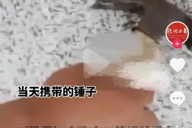 男子吐槽地铁：吃饭的工具铁锤不让带！网友怼：厨师的工具能上？图片