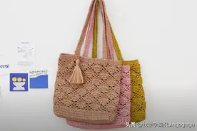 时尚花样绽放光彩，贝壳花肩包编织教程，贝壳轻启花漾风情图片