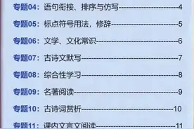 七下语文期中复习资料全在这图片