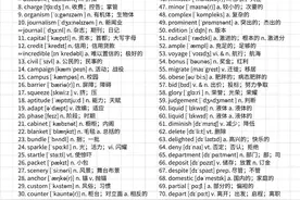 四级核芯1500词，25年完整版！图片