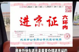 离谱! 自驾进京反被扣五分! 这是怎么一回事？图片