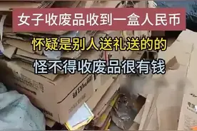 天津一废品收购站老板意外发现20万元大钞，惊呆全城！图片