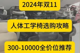 2024年双11人体工学椅选购攻略，300-10000全价位推荐图片