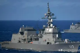 日舰在浙江附近闯入我领海，理论上可击沉，因为也闯实弹打靶海域图片