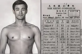 1965年，24岁李小龙的负重力量训练计划图片