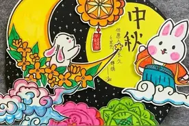 23张中秋节主题创意儿童画、手工画集锦，千万别错过！图片