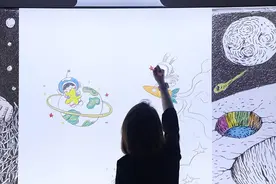 传递新金融温暖力量 “地球上的星星”关爱自闭症儿童融合艺术展开幕图片