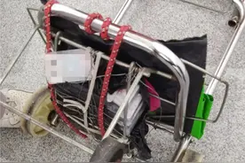 一男子利用购物车藏匿18台旧手机进境，被闸口海关查获图片