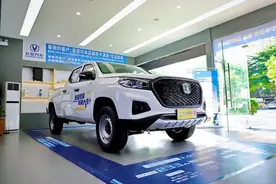 十万出头买皮卡，时尚耐用工具车，实拍长安F70蓝鲸版图片
