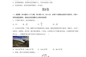 2025年中考数学第一次模拟考试（安徽卷）图片