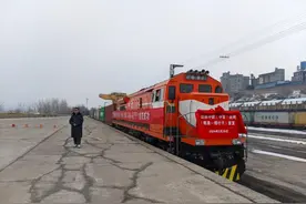 火车开往塔什干！中欧班列首次在阳泉开行图片