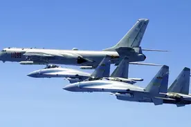 军事封锁！大陆战机与军舰距离台湾地区越发靠近，阻挡美国介入图片