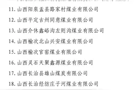 《有事您说话》山西：公示44座煤矿80座洗选煤企业等级图片