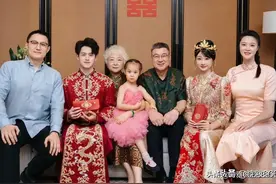 惠若琪妹妹大婚，双方父母都是高颜值，姐妹挑男人的眼光高度相似图片