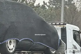 新车 | 预计售价约50万元起/或今年底发布，捷尼赛思GV90量产版谍照图片