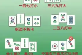 打麻将口诀，终于有人整理出来了，可以看看，仅供娱乐。图片