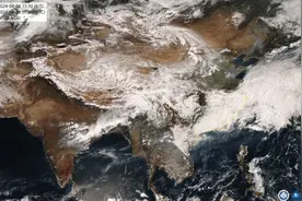 上海天空出现奇特大雁云，天气要变更坏？权威预报：恰恰相反图片