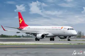 天津航空恢复运行乌鲁木齐至阿拉尔航线图片