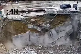 贵州遵义一在建项目基坑坍塌，当地住建部门回应图片