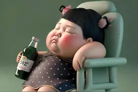 我挺着大肚子在等羊肉串，偶遇老公和美女同事在吃烤鱼图片