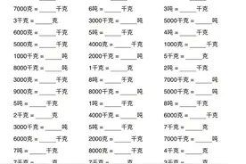 克与千克换算图片
