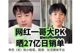 快手一哥辛巴手撕抖音一哥“三只羊”，单日销量27亿背后的疯狂！图片