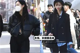去了韩国才发现：满街女生都是“一身黑”打扮，却个个洋气又好看图片