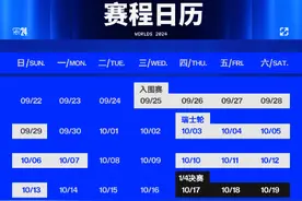 2024英雄联盟全球总决赛赛程安排，s14全球总决赛赛程图片