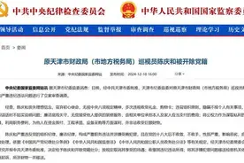 隐瞒不报个人有关事项！原天津市财政局（市地方税务局）巡视员陈庆和被开除党籍图片