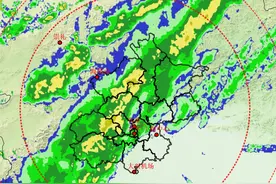 北京：部分地区晚高峰时段有降水，大风将持续到明天下午图片