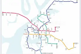 岳阳市轨道交通规划图（非官方）图片