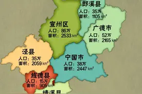 宣城，一个距离浙江最近的安徽地级市，人口不多，但底蕴厚底气足图片