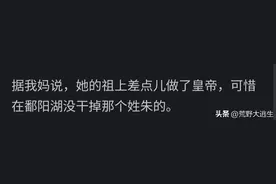 说说你祖上最显赫的人有多牛?评论区真卧虎藏龙!我要去翻族谱啦！图片