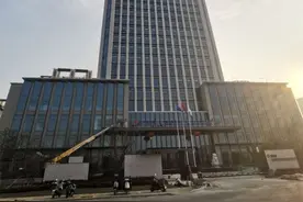 中国电建南昌总部经济产业园办公大楼建设完工图片
