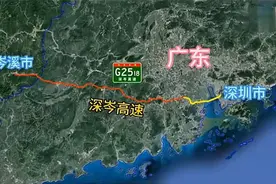 全长近380公里的深岑高速，和深中通道、中江高速有什么关系？图片