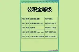 你的住房公积金达到了多少级图片