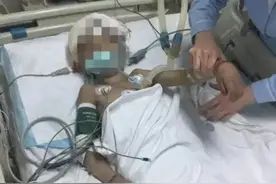 3岁幼童遭虐待进ICU，诊断已脑死亡！警方回应：生父女友被刑拘图片