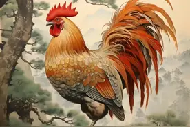 漂亮的大公鸡，这就叫做鸿运当头图片