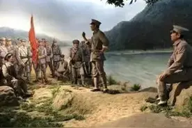 要革命的跟我走，朱德天心圩稳军心。图片