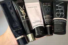 风很大的5款大牌妆前乳测评，伪素颜和妆前打底的，可以参考一下图片