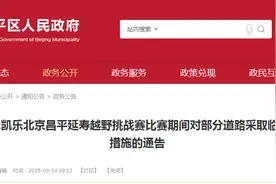 注意！昌平部分道路，将采取临时交通管理措施图片