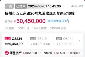8人争抢九溪玫瑰园独栋别墅，最终成交价16.27万元/m²图片
