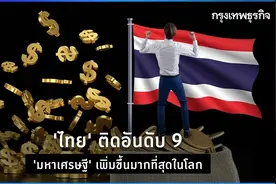 未来5年全球富豪呈增长趋势！泰国增速位列全球第9！图片