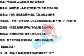 梦幻西游门派大改总结：3大法系全部加强，4大阵法让PK更加暴力！图片